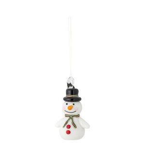 Bloomingville - Festive Ornament, Hvid, Glas