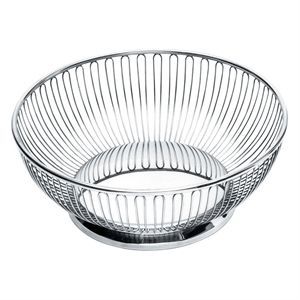 Image of Alessi rund basket stål skål Ø 24 cm