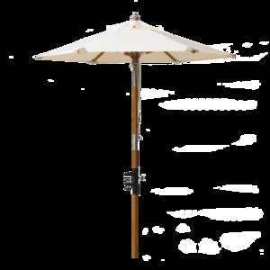 Cinas - Parasol (balkon) Ø1,8m off white polyester dug