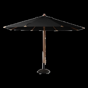 Cinas - Lizzano Parasol Ø4m Sort olefin dug