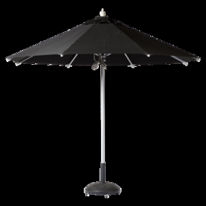 Cinas - Antibes parasol ALU Ø3,3m sort