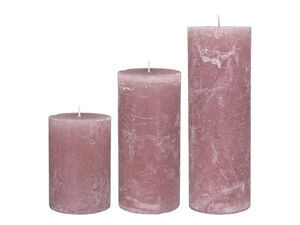 Cozy Living - Rustikt lys - DUSTY ROSE  - Ø10 x H25 