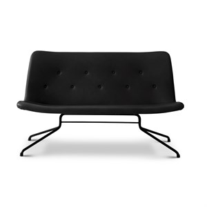 Image of Bent Hansen - Primum Sofa - Sort m. sorte ben