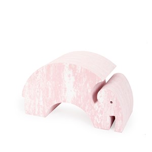 Image of bObles - Elefant - Medium - Rosa marmor