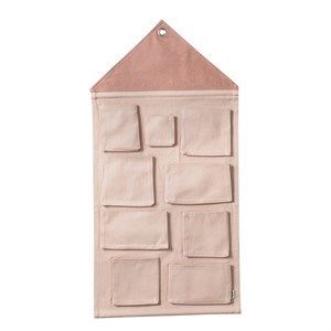 Image of Ferm Living - Vægopbevaring - House Wall Storage - Rosa