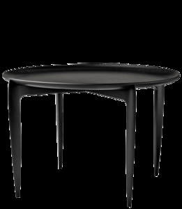 Fritz Hansen - Tray Table Large - sort - Ø 60 cm