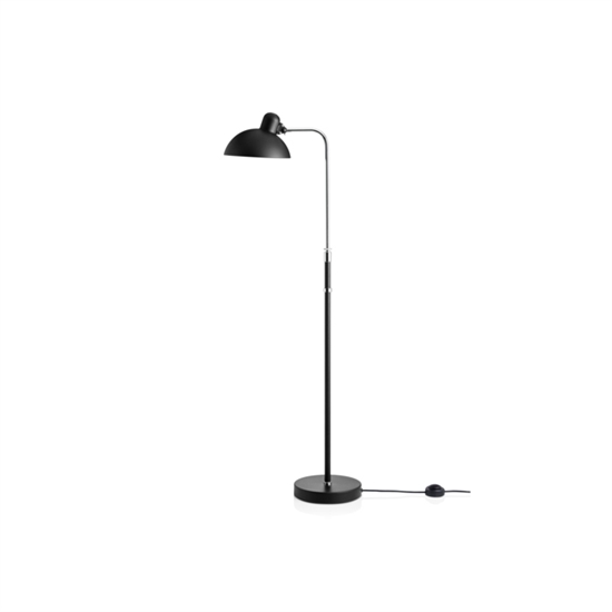 Fritz Hansen - Kaiser Idell 6580-F - Gulvlampe - Mat sort