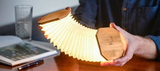 Gingko - Smart Accordion Lamp Bamboo