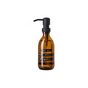 WELLmark - Håndsæbe - amber/black bamboo  -250ml - MAY ALL YOUR TROUBLES