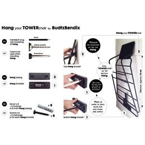 Image of BudtzBendix hang/beslag i grå til TowerChair