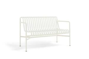 Hay - Palissade Dining Bench w. armrest - Cream white