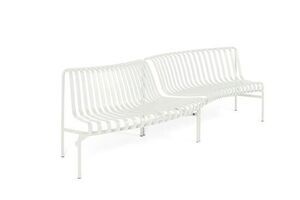 Hay - Palissade Park Dining Bench In/Out starter set Set of 2 - Cream white