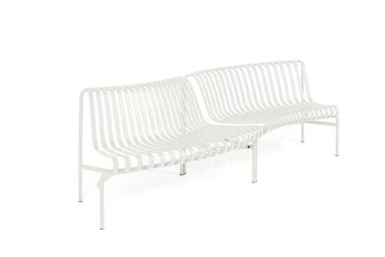 Hay - Palissade Park Dining Bench In/Out starter set Set of 2 - Cream white