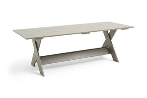 Hay - Crate Dining Table-L230 x W89,5 x H74,5-London fog water-based lacquered pinewood