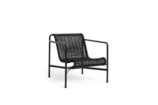 Hay - Palissade Cord Lounge Chair Low - Anthracite