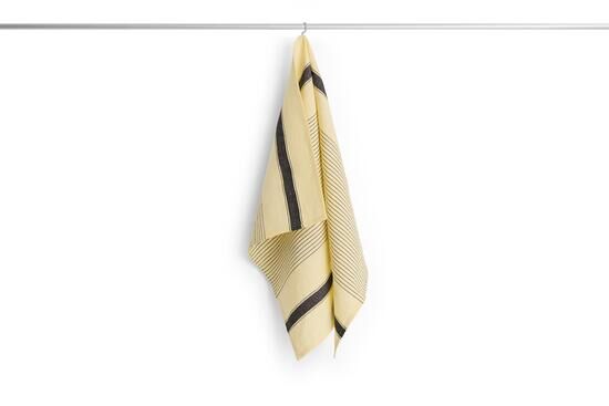 Hay - Linear Tea Towel - W52 x L80 -Soft Yellow - Soft yellow - 219