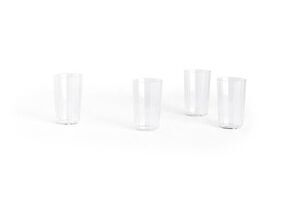 Hay - Angle Glass - klar - sæt med 4 stk. - Clear - 449