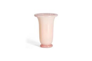 Hay - Empire Vase - Medium - Light Pink - Light pink with pink base - 749