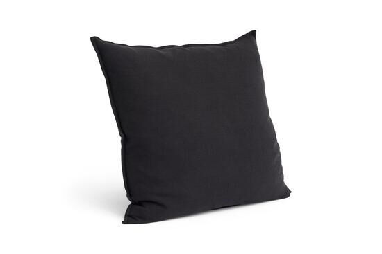 Hay - Linen Cushion - 60x60 - Black - Blue, black - 1099