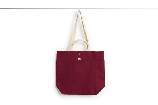 Hay - Everyday Tote Bag - Medium - Burgundy - Burgundy - 499