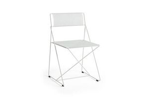 Hay - X-Line Chair Chalk white powder coated steel base - Chalk white