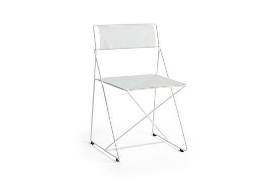 Hay - X-Line Chair Chalk white powder coated steel base - Chalk white