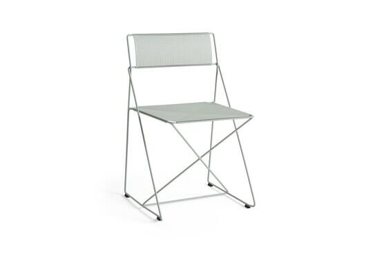 Hay - X-Line Chair Pale linden powder coated steel base - Pale linden