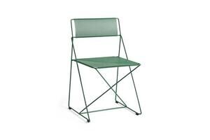 Hay - X-Line Chair Leek green powder coated steel base - Leek green