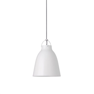 Fritz Hansen - Loftlampe - Caravaggio - Hvid - P2 Medium - Grå ledning 3m