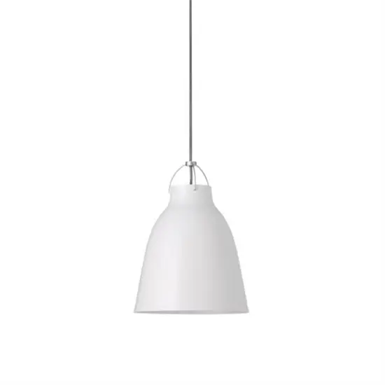 Fritz Hansen - Loftlampe - Caravaggio - Hvid - P2 Medium - Grå ledning 3m