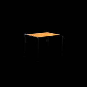 Houe - AVANTI Dining table, 83x98 cm - Bordplade: Pine, Stellet: Sort