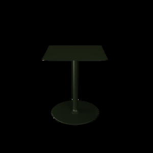 Houe - PICO Café table with round base, 600x600mm - Oliven Grøn