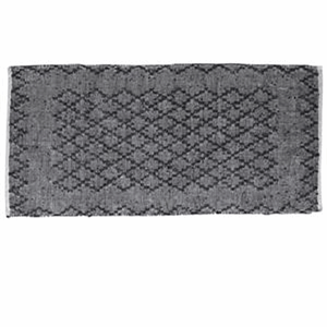 Image of Au Maison - Rug Leonora - ivory/black/leather 70x140cm