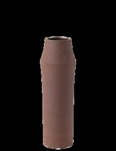 Knapstrup - Clay vase H 32 cm - Terracotta