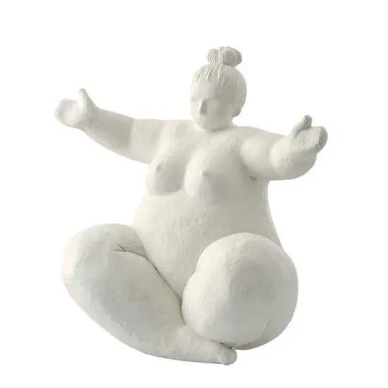 Lene Bjerre - Serafina Kvinde figur H24 cm. hvid