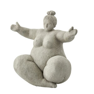 Lene Bjerre - Serafina Kvinde figur H24 cm. grå
