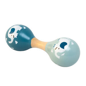 Magni - Dobbelt maracas med dyr, 3 assorterede designs