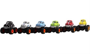 Magni - VW Bobbel Herbie monstertruck med pull-back, 6 assorterede modeller