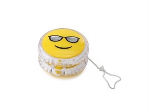 Magni - YO-YO med smiley og lys, 4 assorterede designs