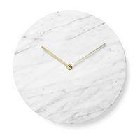 Menu - Marble Wall Clock - white