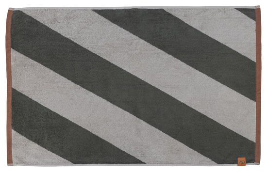 Mette Ditmer - DIAGONAL bath mat - Dark olive