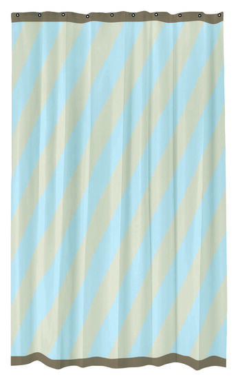 Mette Ditmer - DIAGONAL shower curtain - Light blue