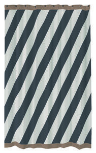 Mette Ditmer -  DIAGONAL-badeforhæng - Dark grey