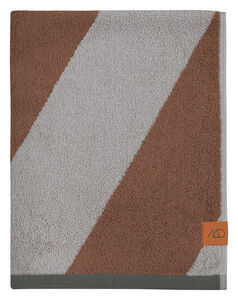 Mette Ditmer - DIAGONAL towel - Brick