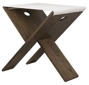 Mette Ditmer - ROOTS folding stool - Dark oiled