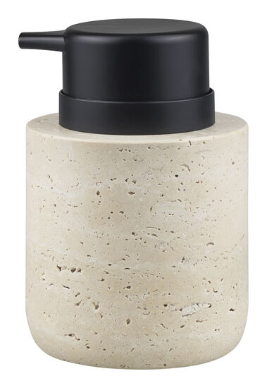 Mette Ditmer - TRAVERTINE dispenser, low - Linen