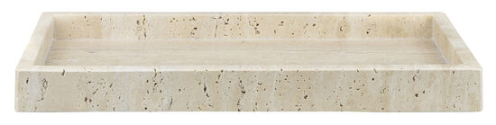 Mette Ditmer - TRAVERTINE deco tray - Linen