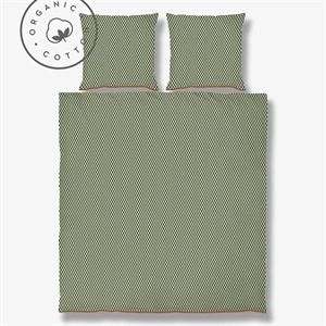 Mette Ditmer - MINI-sengesæt - Pine green/Tan - W200 x L220 cm