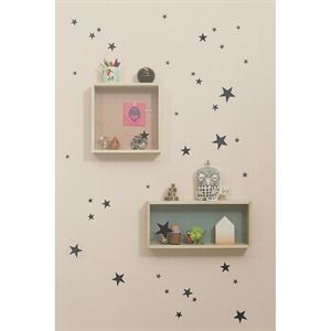 Image of Ferm Living - wallsticker, mini stjerner - sort