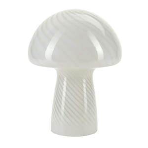 Bahne - Mushroom Bordlampe - HVID - 23 cm høj